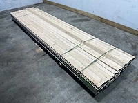 Vuren plank geschaafd - 390x6,8x1,9 cm (109x)