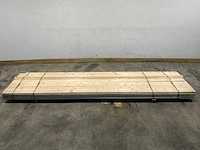 Vuren plank geschaafd - 390x6,8x1,9 cm (109x) - afbeelding 2 van  7