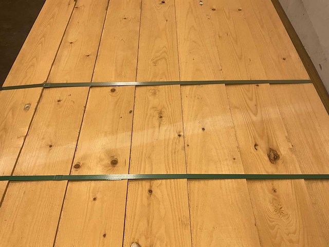 Vuren plank geschaafd - 420x14,5x2 cm (105x) - afbeelding 2 van  4