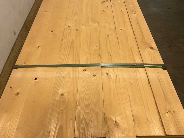 Vuren plank geschaafd - 420x14,5x2 cm (105x) - afbeelding 4 van  8