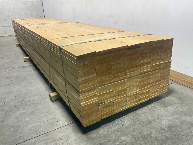 Vuren plank geschaafd - 420x14,5x2 cm (105x) - afbeelding 5 van  8