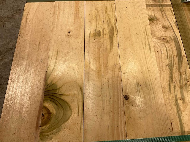 Vuren plank geschaafd - 480x9,5x2,8 cm (94x) - afbeelding 5 van  9