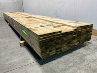 Vuren plank geschaafd - 480x9,5x2,8 cm (94x) - afbeelding 4 van  7