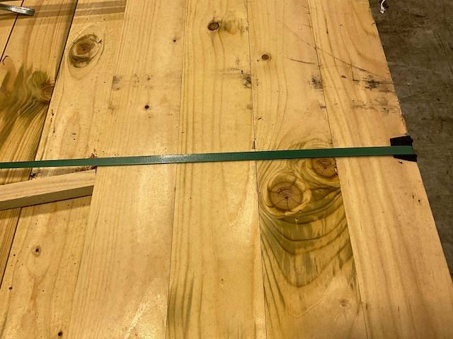 Vuren plank geschaafd - 480x9,5x2,8 cm (94x) - afbeelding 4 van  7