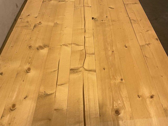 Vuren plank geschaafd - 510x14,5x2 cm (100x) - afbeelding 2 van  5