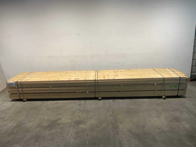 Vuren plank geschaafd - 510x14,5x2 cm (100x) - afbeelding 2 van  8