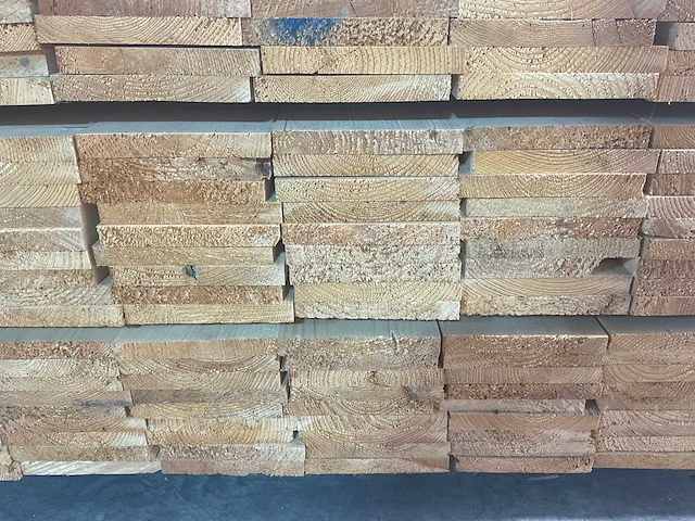 Vuren plank geschaafd - 510x14,5x2 cm (50x) - afbeelding 6 van  8