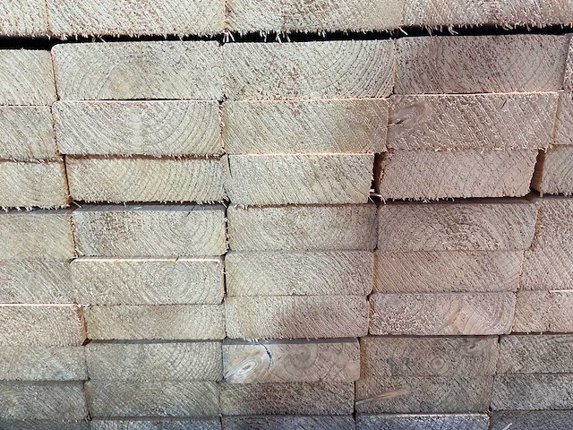 Vuren plank geschaafd - 540x12x3,8 cm (50x) - afbeelding 6 van  7