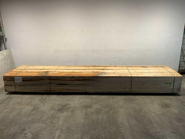 Vuren plank geschaafd - 540x12x3,8 cm (50x) - afbeelding 2 van  8