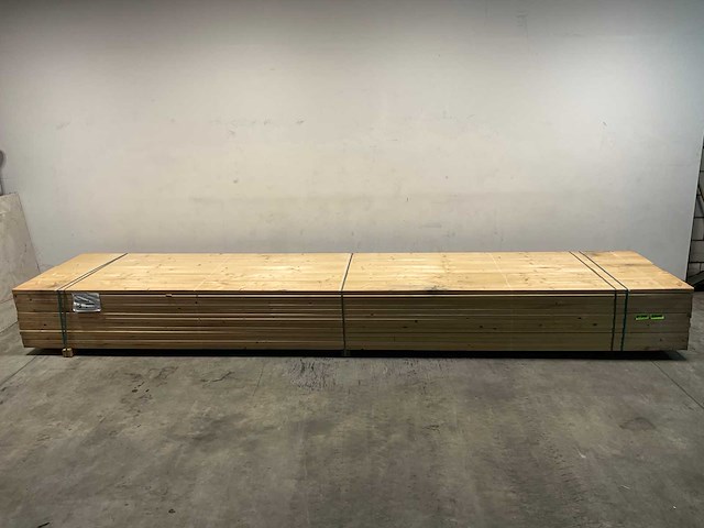 Vuren plank geschaafd - 540x23,5x3,8 cm (20x) - afbeelding 2 van  8