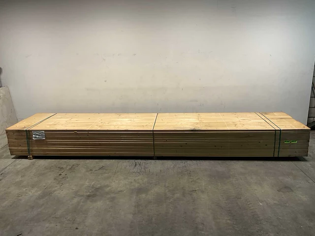 Vuren plank geschaafd - 540x23,5x3,8 cm (20x) - afbeelding 2 van  8
