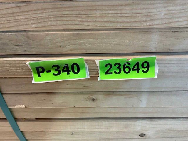 Vuren plank geschaafd - 540x23,5x3,8 cm (20x) - afbeelding 7 van  8