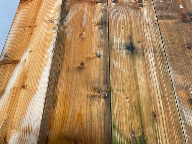 Vuren plank geschaafd - 600x23,5x3,8 cm (20x) - afbeelding 5 van  9