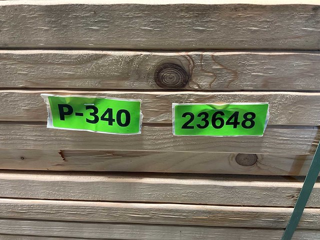 Vuren plank geschaafd - 600x23,5x3,8 cm (20x) - afbeelding 7 van  9