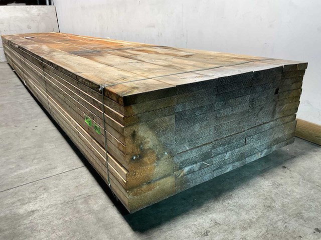 Vuren plank geschaafd - 600x23,5x3,8 cm (20x) - afbeelding 2 van  4