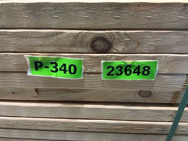 Vuren plank geschaafd - 600x23,5x3,8 cm (20x) - afbeelding 7 van  9