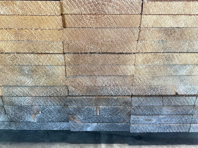 Vuren plank geschaafd - 600x23,5x3,8 cm (25x) - afbeelding 6 van  8