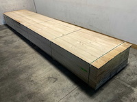 Vuren plank geschaafd - 600x23,5x3,8 cm (25x) - afbeelding 1 van  2