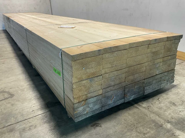 Vuren plank geschaafd - 600x23,5x3,8 cm (25x) - afbeelding 5 van  8