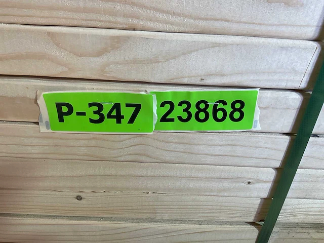 Vuren plank geschaafd - 600x23,5x3,8 cm (25x) - afbeelding 7 van  8