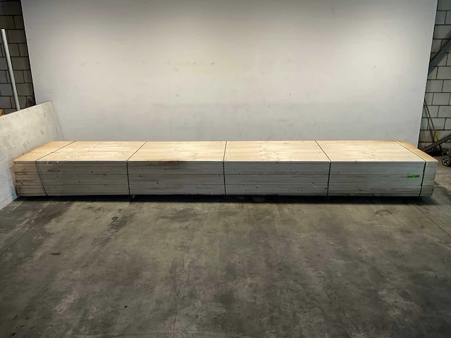 Vuren plank geschaafd - 600x23,5x3,8 cm (25x) - afbeelding 2 van  8
