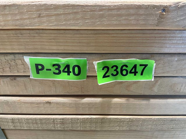 Vuren plank geschaafd - 600x28,5x3,8 cm (20x) - afbeelding 7 van  9