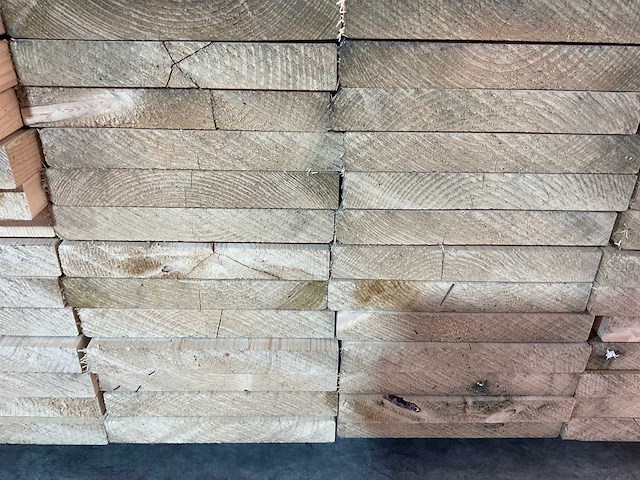 Vuren plank geschaafd - 600x28,5x3,8 cm (20x) - afbeelding 6 van  7
