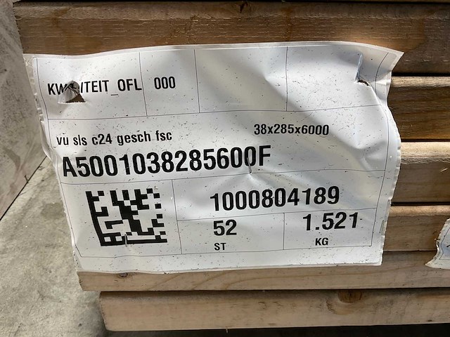 Vuren plank geschaafd - 600x28,5x3,8 cm (20x) - afbeelding 6 van  6