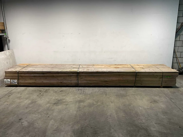 Vuren plank geschaafd - 600x28,5x3,8 cm (20x) - afbeelding 2 van  9