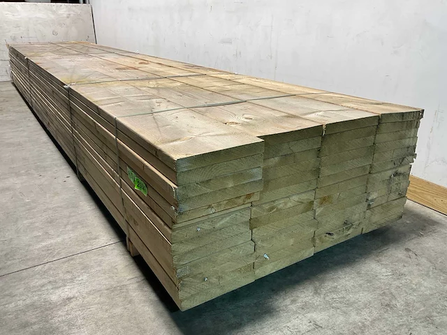 Vuren plank geschaafd - 600x28,5x3,8 cm (20x) - afbeelding 6 van  9