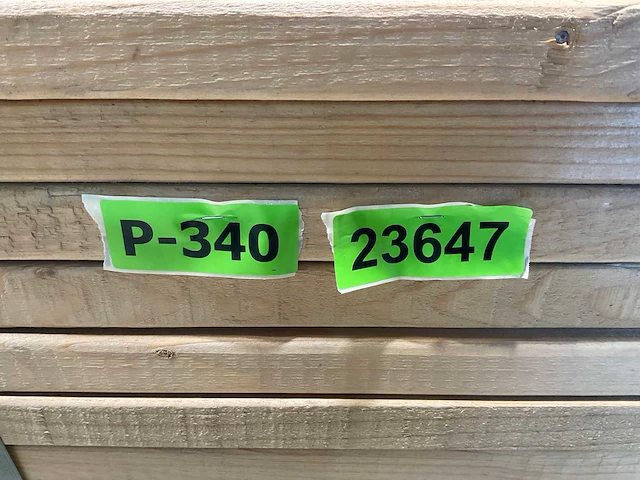 Vuren plank geschaafd - 600x28,5x3,8 cm (20x) - afbeelding 7 van  9