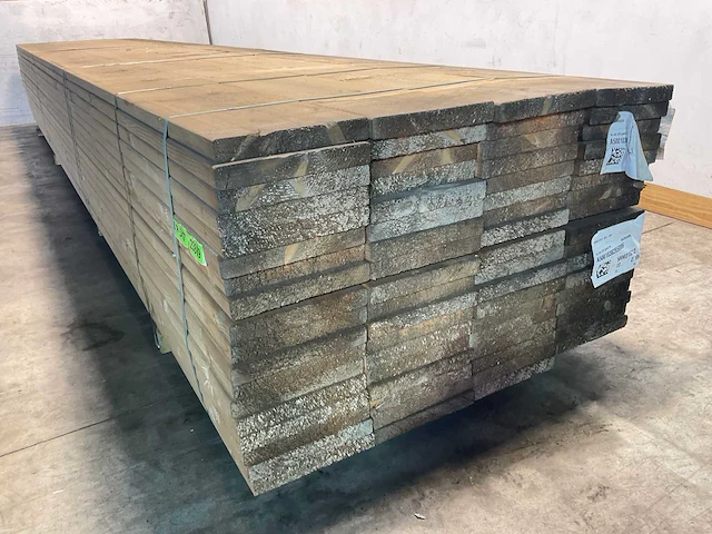 Vuren plank geschaafd - 600x28,6x3,8 cm (25x) - afbeelding 5 van  8