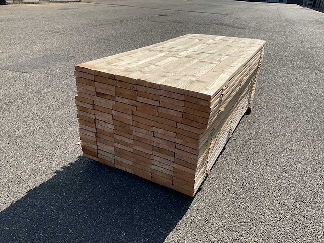 Vuren plank geschaafd 240x18x3.8 cm (25x) - afbeelding 1 van  3