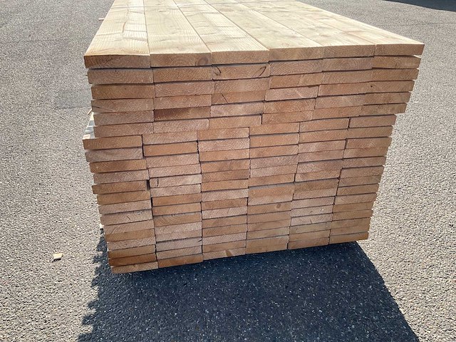 Vuren plank geschaafd 240x18x3.8 cm (25x) - afbeelding 2 van  4