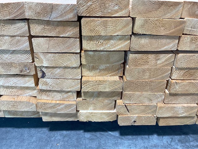 Vuren plank geschaafd 270x12x4 cm (70x) - afbeelding 5 van  6