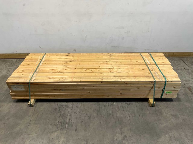 Vuren plank geschaafd 270x12x4 cm (70x) - afbeelding 2 van  6