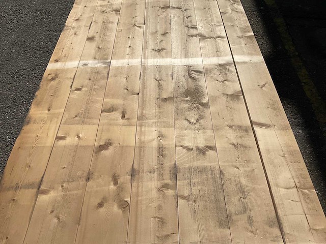 Vuren plank geschaafd 270x14x2,8 cm (70x) - afbeelding 3 van  6