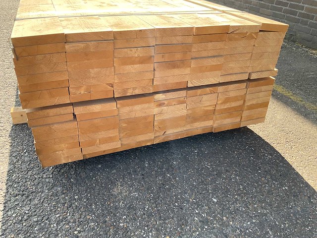 Vuren plank geschaafd 270x14x2,8 cm (70x) - afbeelding 1 van  4