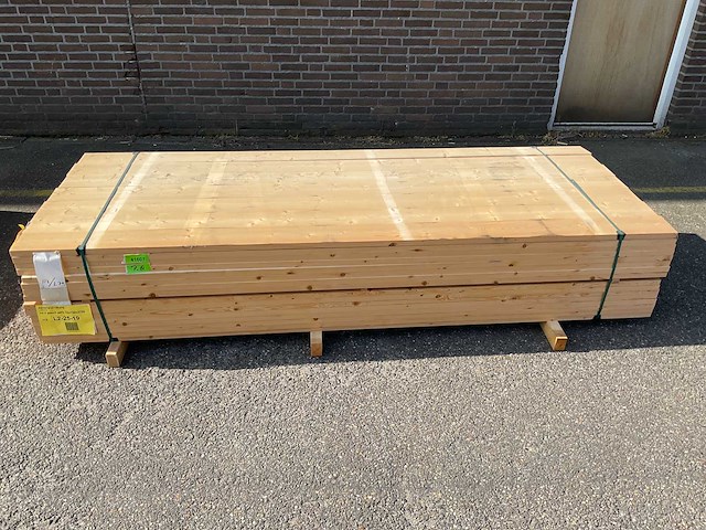 Vuren plank geschaafd 270x14x2,8 cm (70x) - afbeelding 4 van  4