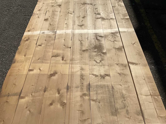 Vuren plank geschaafd 270x14x2,8 cm (70x) - afbeelding 3 van  6