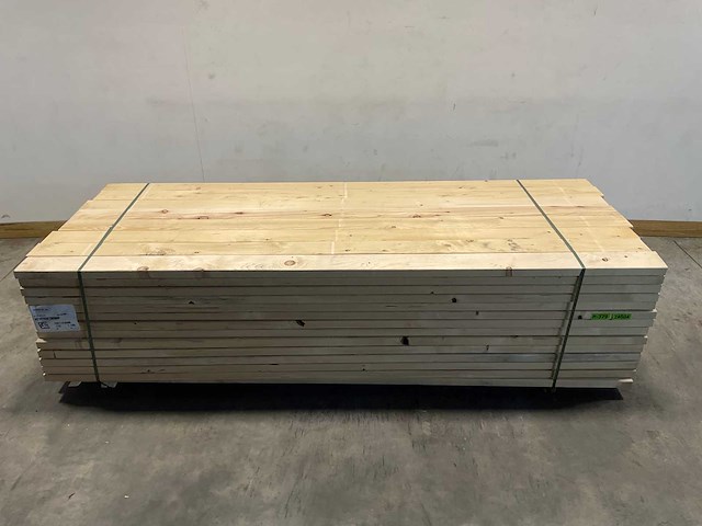 Vuren plank geschaafd 300x14,5x4,5 cm (50x) - afbeelding 2 van  8
