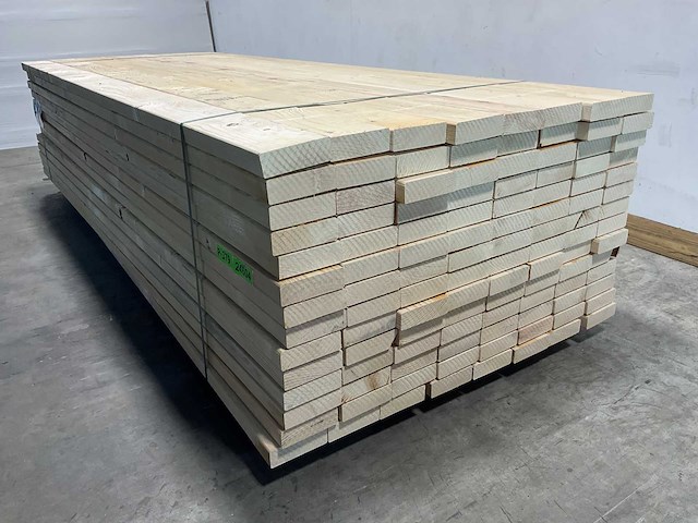 Vuren plank geschaafd 300x14,5x4,5 cm (50x) - afbeelding 5 van  8