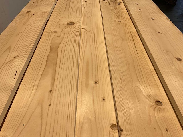 Vuren plank geschaafd 300x19,5x1,8 cm (71x) - afbeelding 4 van  7