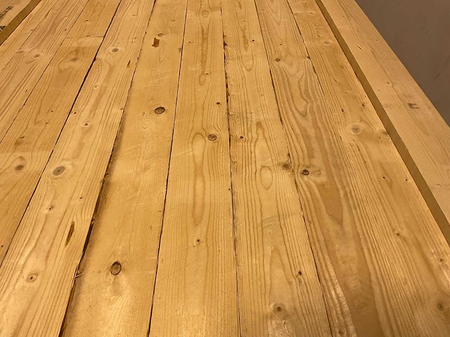 Vuren plank geschaafd 360x10x2 cm (207x) - afbeelding 4 van  7