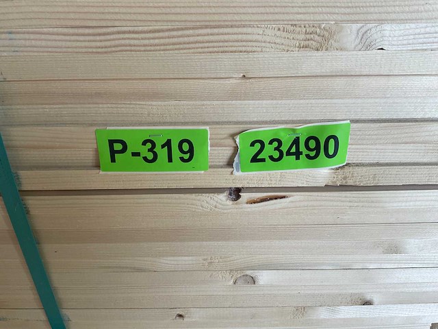 Vuren plank geschaafd 360x12,5x2 cm (245x) - afbeelding 4 van  4