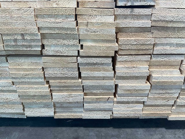 Vuren plank geschaafd 360x12,5x2 cm (245x) - afbeelding 4 van  4