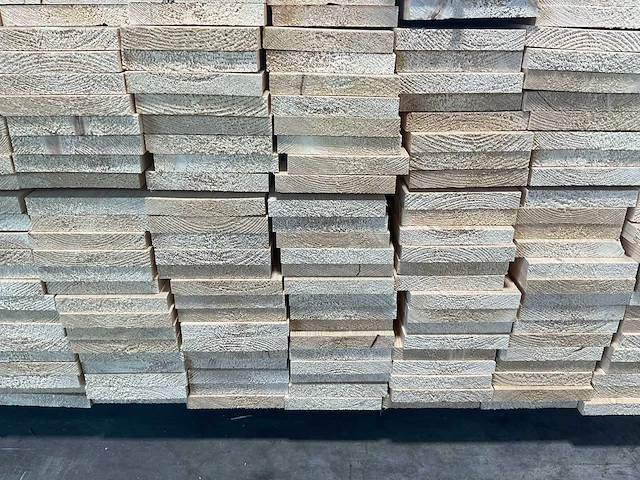 Vuren plank geschaafd 360x12,5x2 cm (245x) - afbeelding 7 van  7