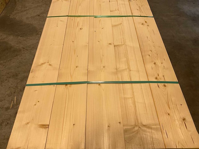 Vuren plank geschaafd 360x20x2 cm (77x) - afbeelding 4 van  7