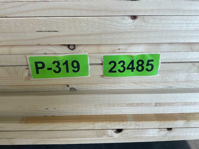 Vuren plank geschaafd 360x20x2 cm (77x) - afbeelding 7 van  7