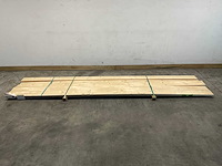 Vuren plank geschaafd 420x20x2 cm (8x) - afbeelding 1 van  2